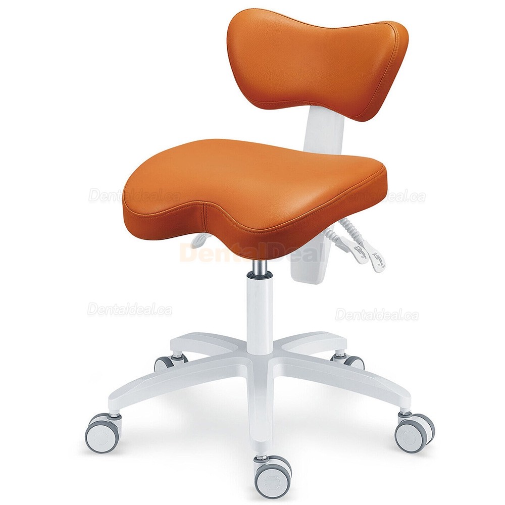 TYTC PLST-060 Ergonomic Dental Operator Assistant Chair Dentist Stool with Backrest Adjustable